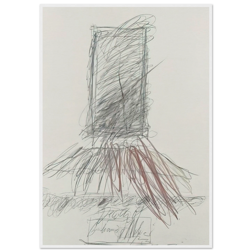 Death of Giuliano De'Medici Framed Poster | Cy Twombly Framed Prints Wall Art | Cy Twombly Store