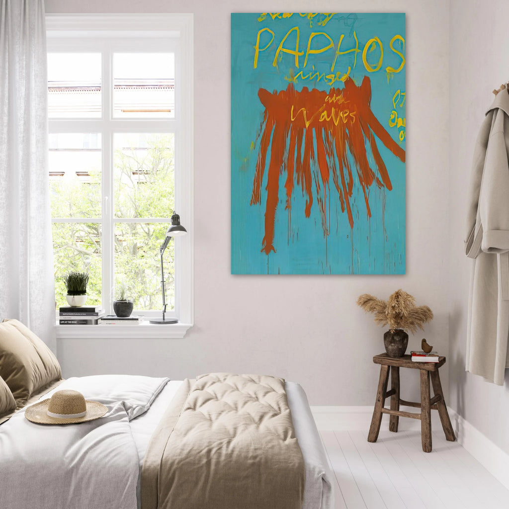 Leaving Paphos Ringed With Waves IV Poster | Cy Twombly Poster | Cy Twombly Store
