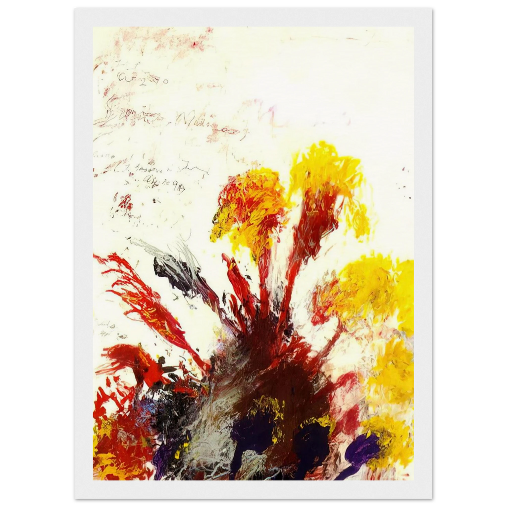 Summer Madness Framed Poster | Cy Twombly Framed Prints Wall Art | Cy Twombly Store