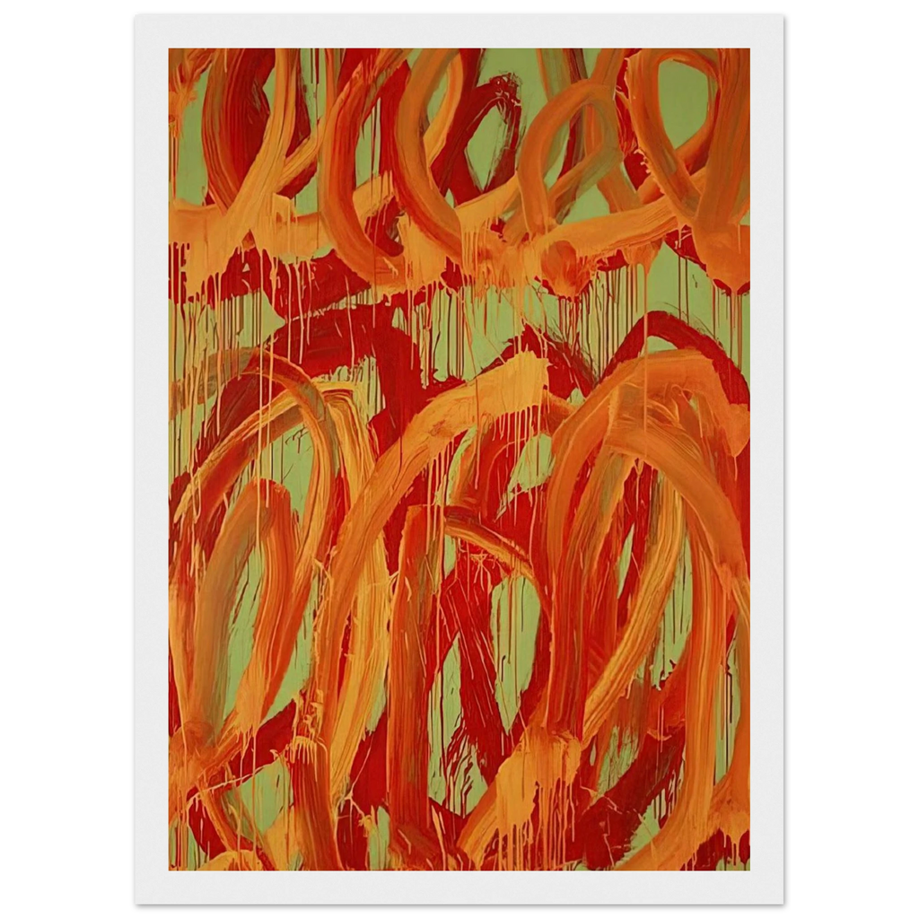 Camino Real  IV  Framed Poster | Cy Twombly Framed Prints Wall Art | Cy Twombly Store