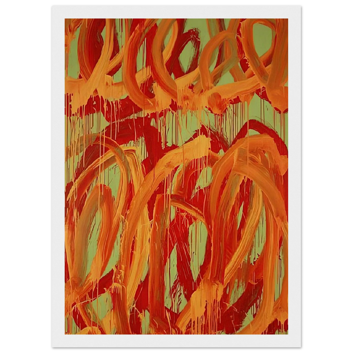 Camino Real  IV  Framed Poster | Cy Twombly Framed Prints Wall Art | Cy Twombly Store