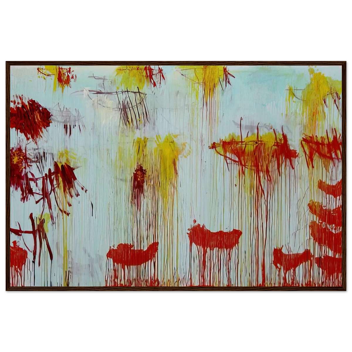 Lepanto, Part XI Framed Poster | Cy Twombly Framed Prints Wall Art | Cy Twombly Store