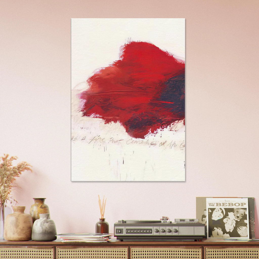 Fifty Days at Iliam. The Fire that Consumes All before It Canvas | Cy Twombly Canvas | Cy Twombly Store