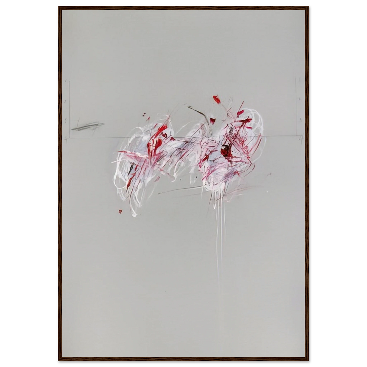 Nine Discourses on Commodus, Part II Framed Poster | Cy Twombly Framed Prints Wall Art | Cy Twombly Store