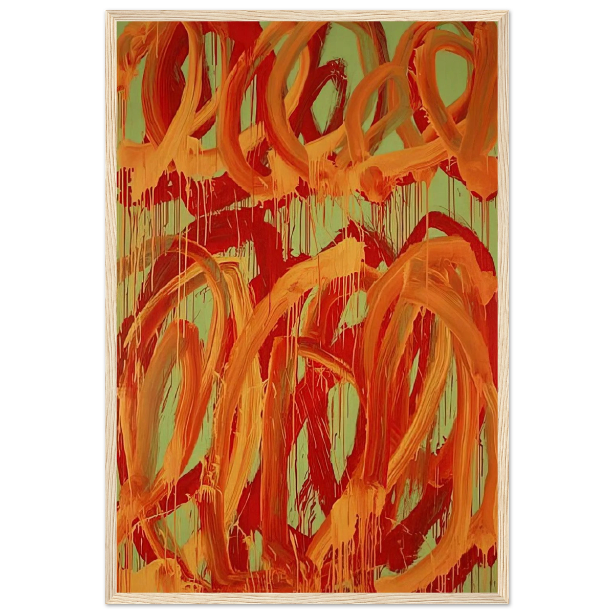 Camino Real  IV  Framed Poster | Cy Twombly Framed Prints Wall Art | Cy Twombly Store