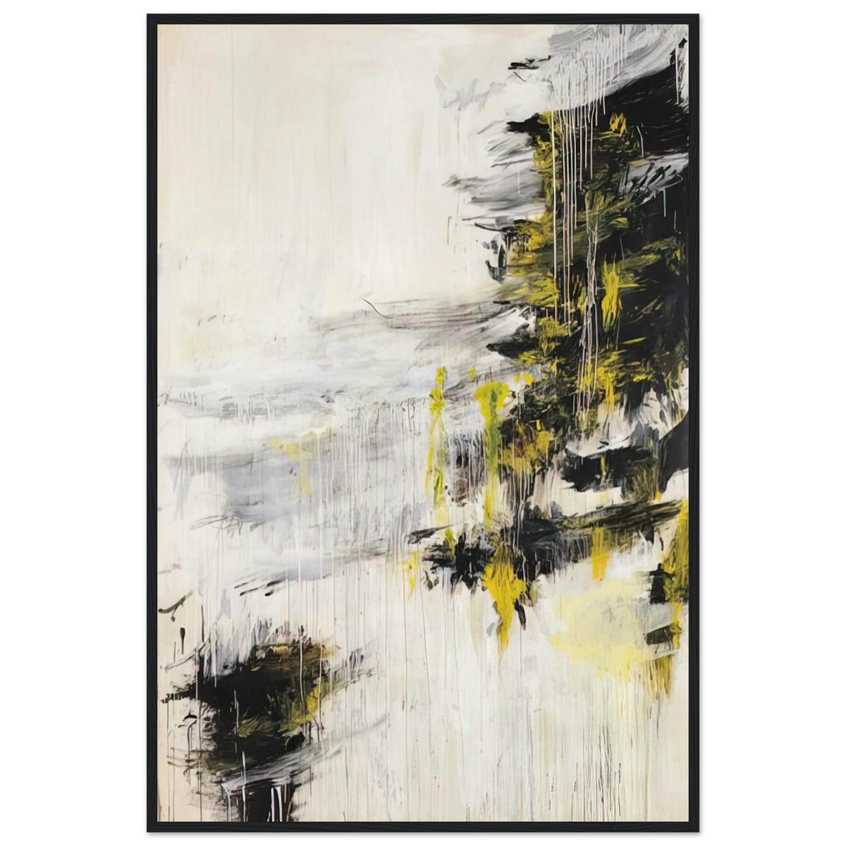 Quattro Stagioni II. Inverno Framed Poster | Cy Twombly Framed Prints Wall Art | Cy Twombly Store