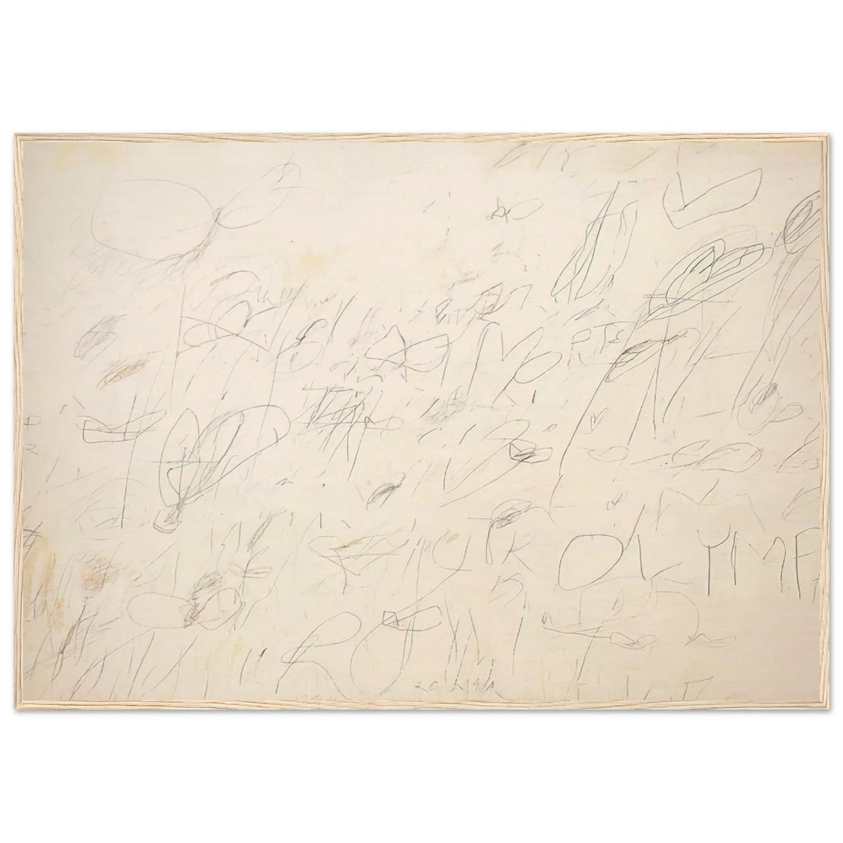 Olympia Framed Poster | Cy Twombly Framed Prints Wall Art | Cy Twombly Store