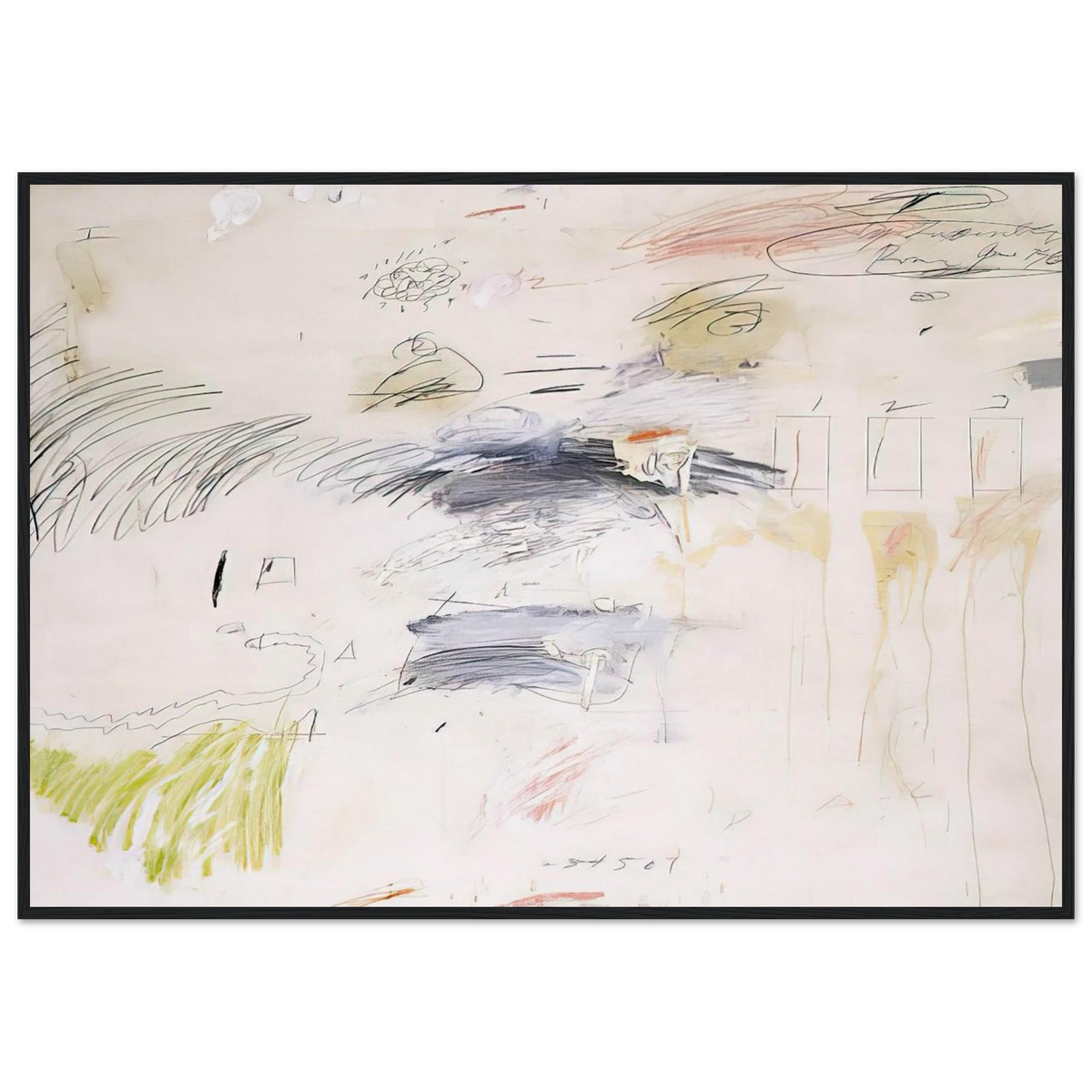 Untitled, Rome Framed Poster | Cy Twombly Framed Prints Wall Art | Cy Twombly Store