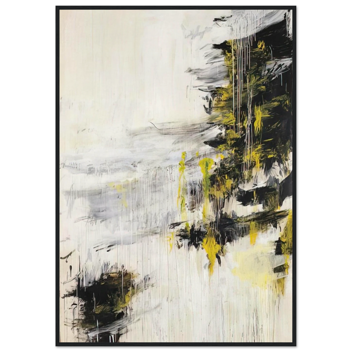 Quattro Stagioni II. Inverno Framed Poster | Cy Twombly Framed Prints Wall Art | Cy Twombly Store