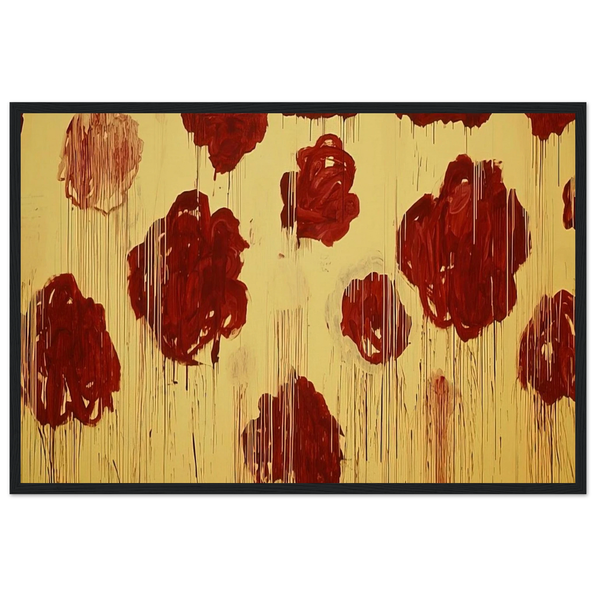 Untitled,  Blooming, A Scattering of Blossoms & Other Things  Framed Poster | Cy Twombly Framed Prints Wall Art | Cy Twombly Store