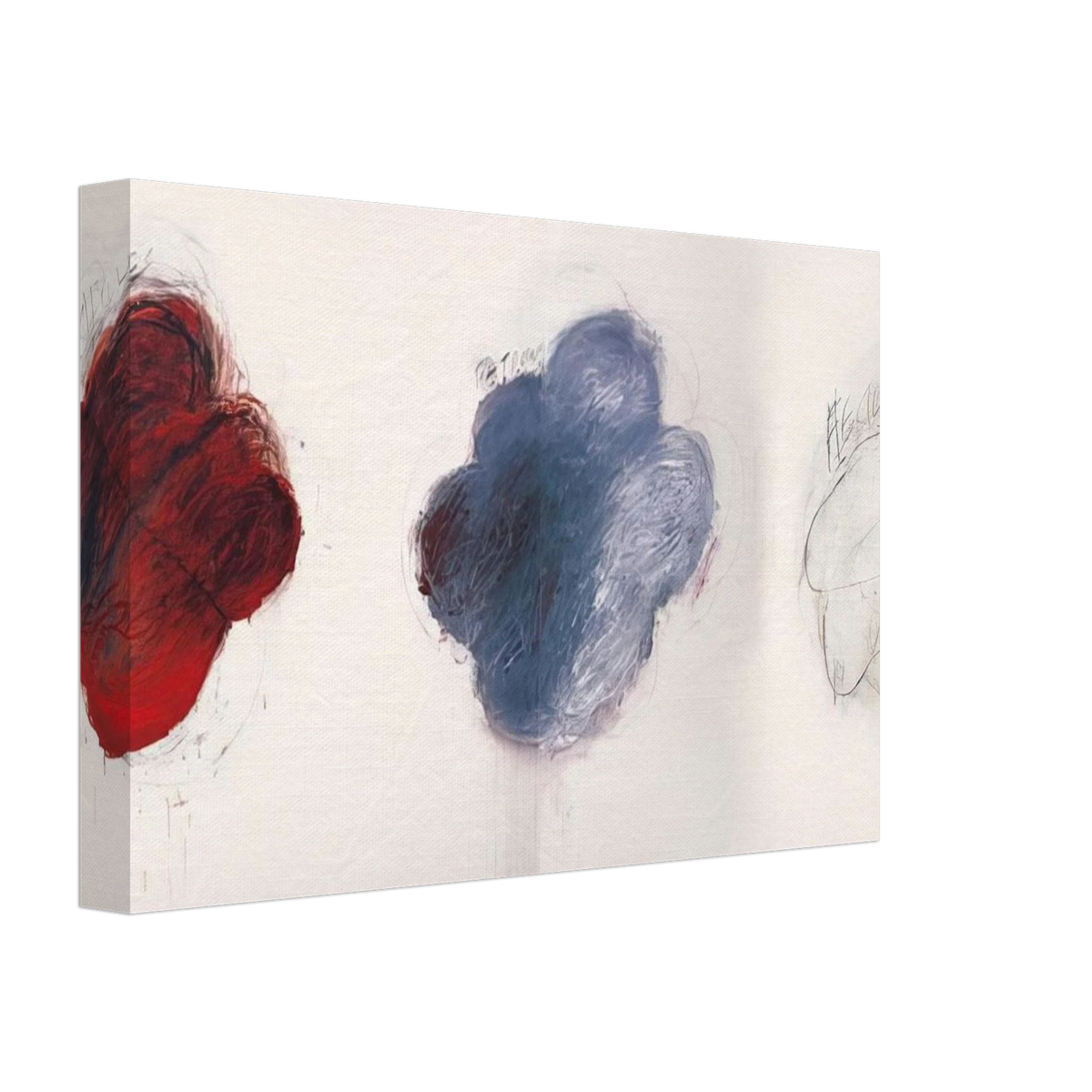 Fifty Days at Iliam. Shades of Achilles, Patroclus, and Hector Canvas | Cy Twombly Canvas | Cy Twombly Store