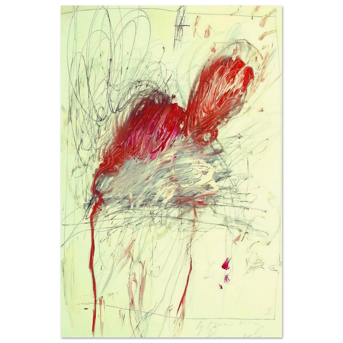 Leda and the Swan Poster | Cy Twombly Poster | Cy Twombly Store