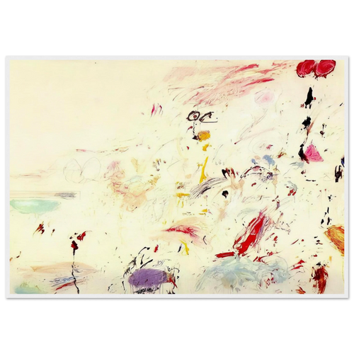 Bay of Naples Framed Poster | Cy Twombly Framed Prints Wall Art | Cy Twombly Store