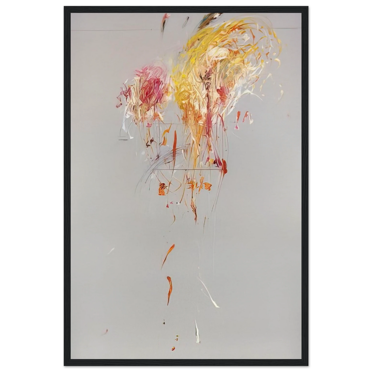 Nine Discourses on Commodus, Part IX Framed Poster | Cy Twombly Framed Prints Wall Art | Cy Twombly Store