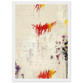 Quattro stagioni I. Primavera Framed Poster | Cy Twombly Framed Prints Wall Art | Cy Twombly Store
