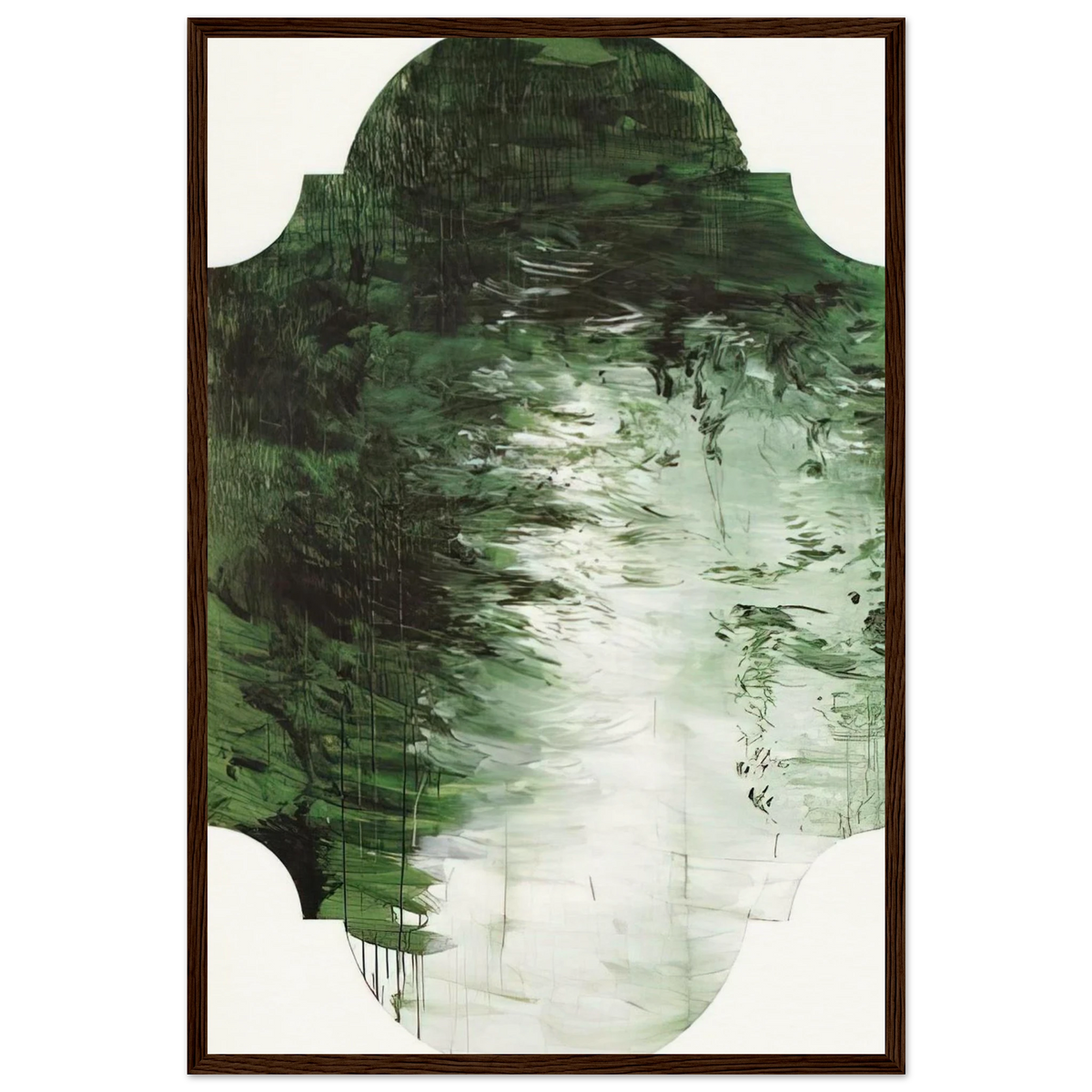 Untitled Part V Framed Poster | Cy Twombly Framed Prints Wall Art | Cy Twombly Store