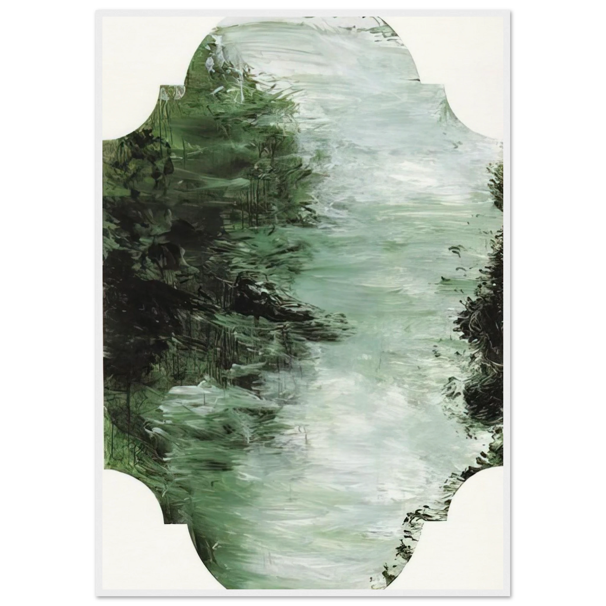 Untitled Part VI Framed Poster | Cy Twombly Framed Prints Wall Art | Cy Twombly Store