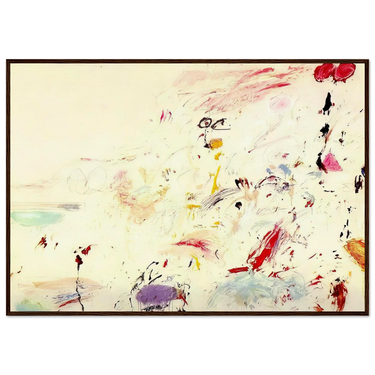 Bay of Naples Framed Poster | Cy Twombly Framed Prints Wall Art | Cy Twombly Store