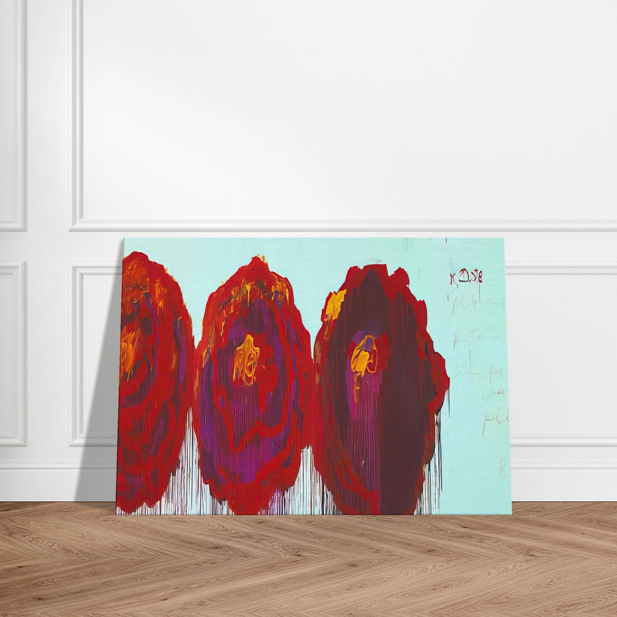 The Rose  IV  Canvas | Cy Twombly Canvas | Cy Twombly Store
