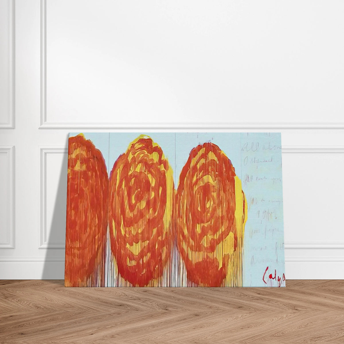 The Rose  II  Canvas | Cy Twombly Canvas | Cy Twombly Store