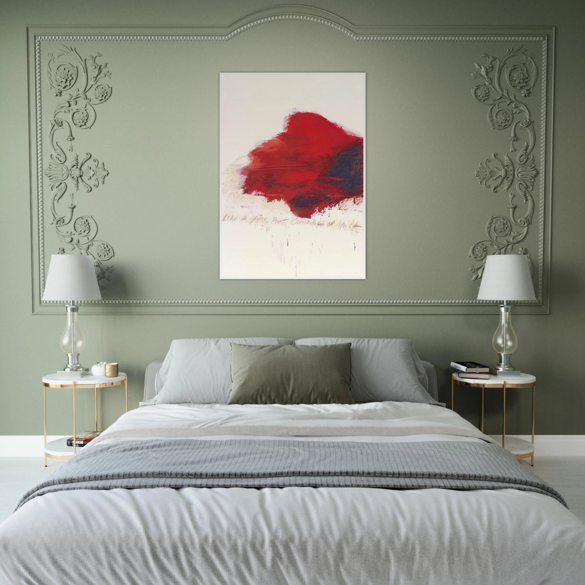 Fifty Days at Iliam. The Fire that Consumes All before It Framed Poster | Cy Twombly Framed Prints Wall Art | Cy Twombly Store