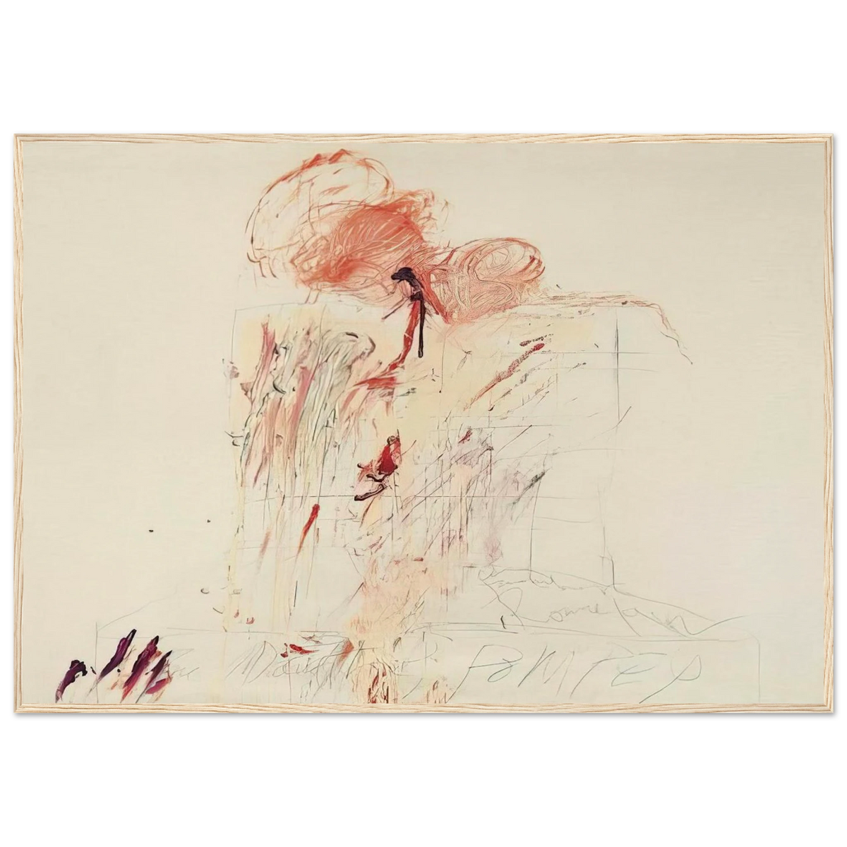 Death of Pompey  Rome  Framed Poster | Cy Twombly Framed Prints Wall Art | Cy Twombly Store