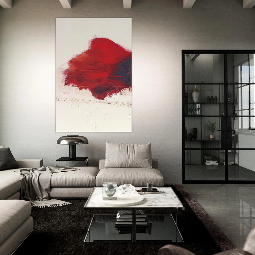 Fifty Days at Iliam. The Fire that Consumes All before It Poster | Cy Twombly Poster | Cy Twombly Store