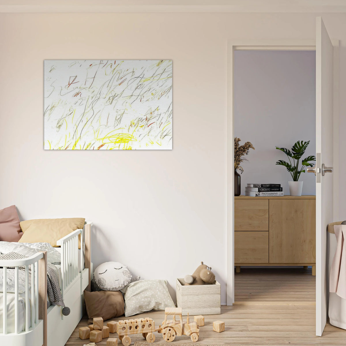 Blue Room Canvas | Cy Twombly Canvas | Cy Twombly Store