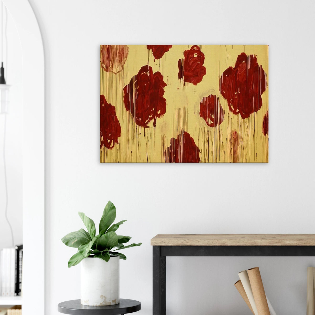 Untitled,  Blooming, A Scattering of Blossoms & Other Things  Canvas | Cy Twombly Canvas | Cy Twombly Store