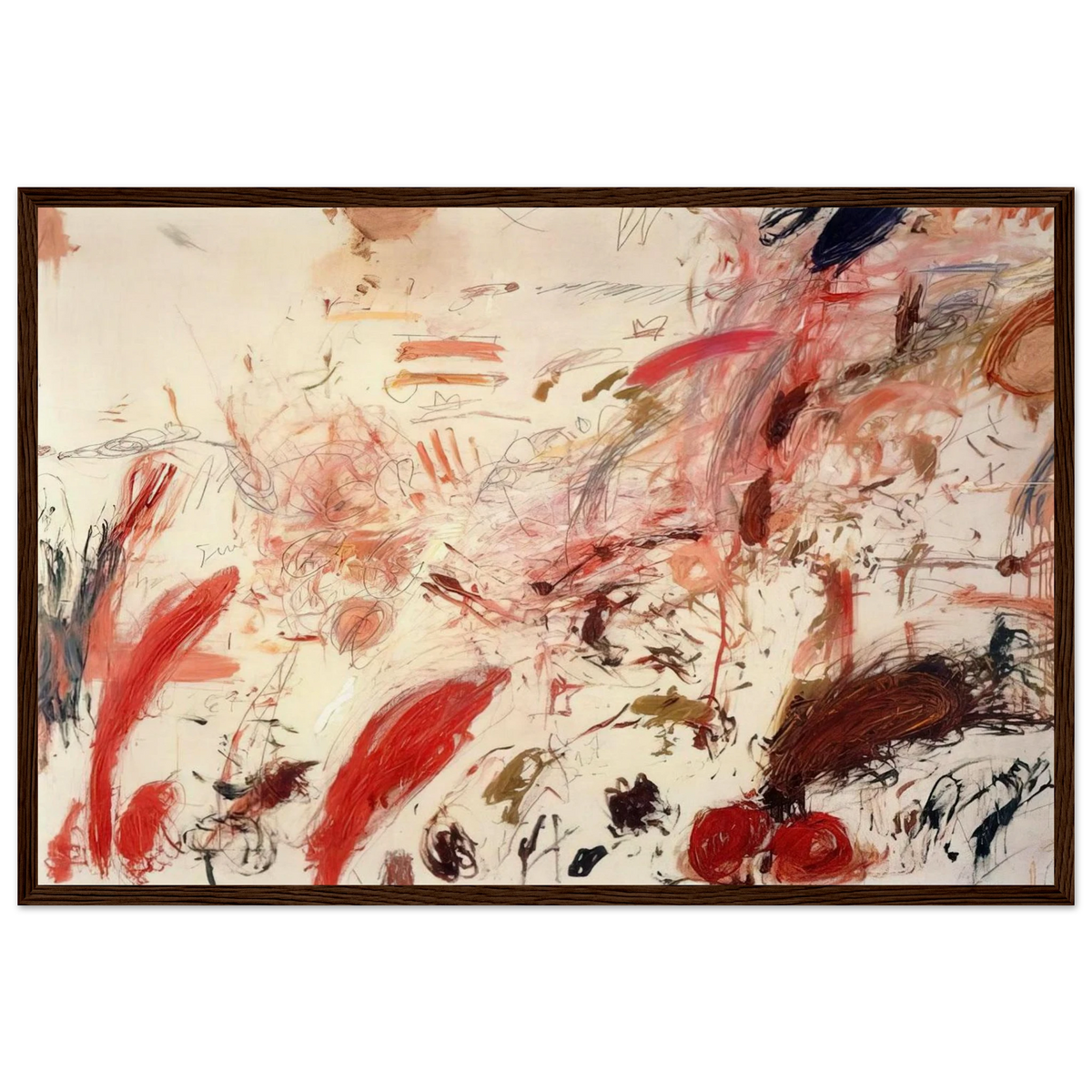 Ferragosto IV Framed Poster | Cy Twombly Framed Prints Wall Art | Cy Twombly Store