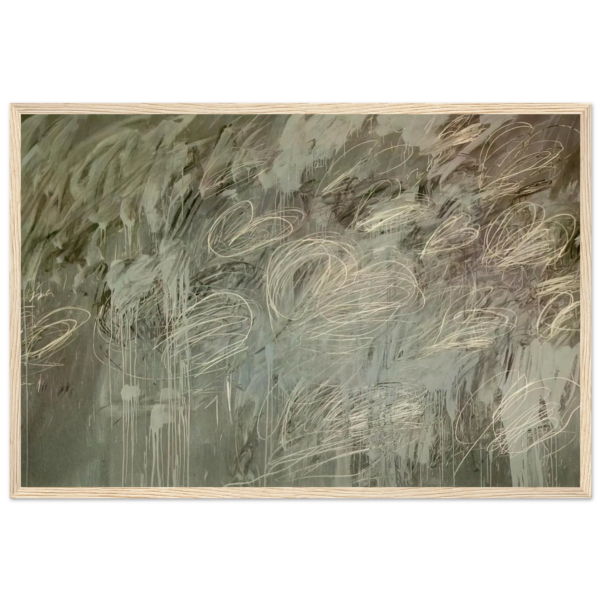 III Notes from Salalah,  Note II  Framed Poster | Cy Twombly Framed Prints Wall Art | Cy Twombly Store