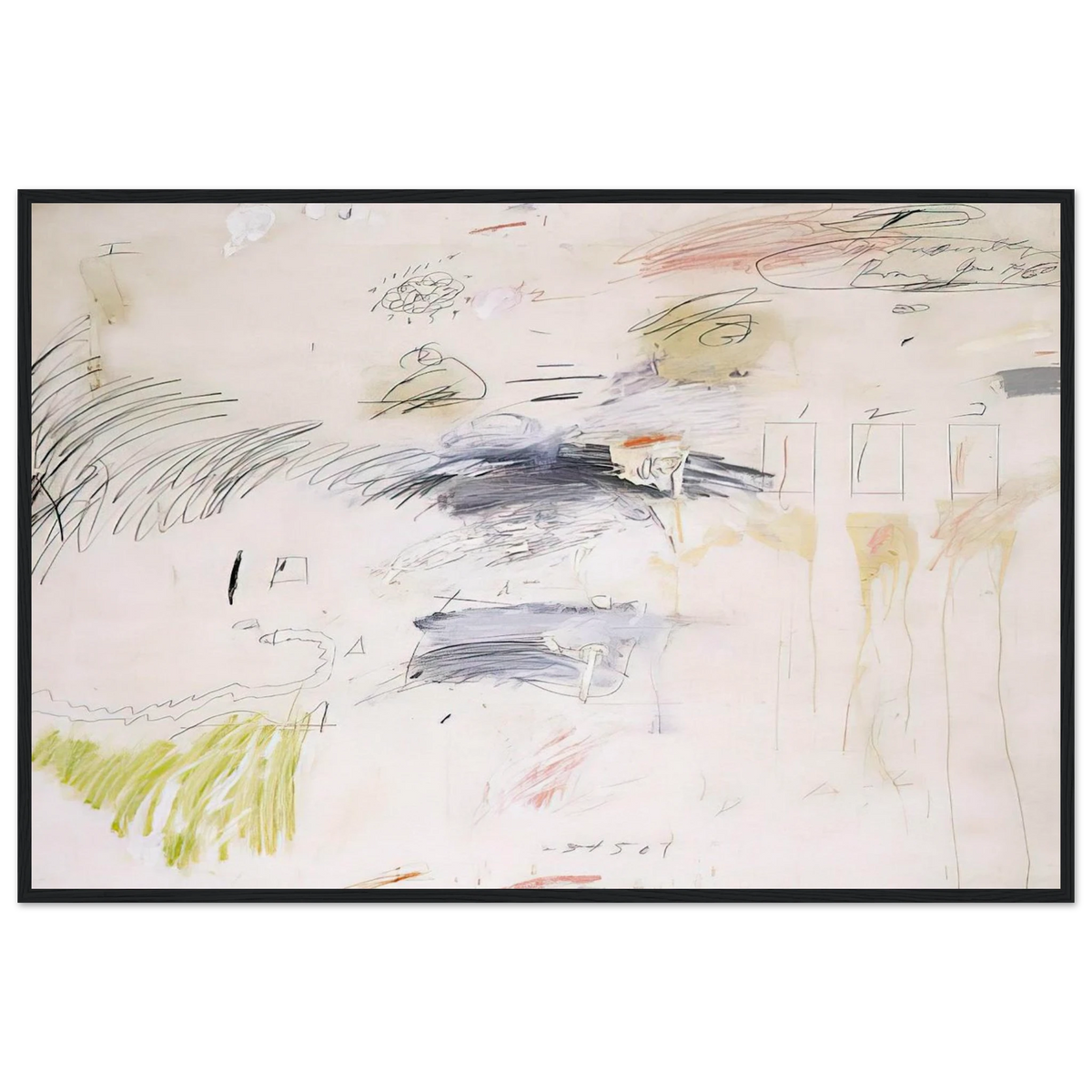 Untitled, Rome Framed Poster | Cy Twombly Framed Prints Wall Art | Cy Twombly Store