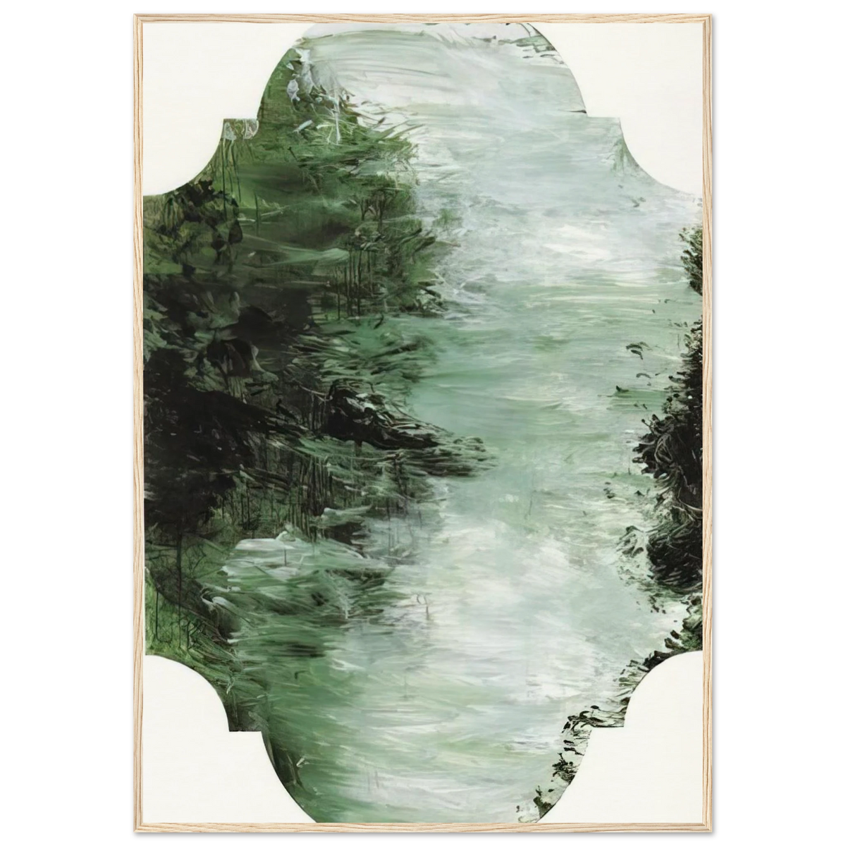 Untitled Part VI Framed Poster | Cy Twombly Framed Prints Wall Art | Cy Twombly Store