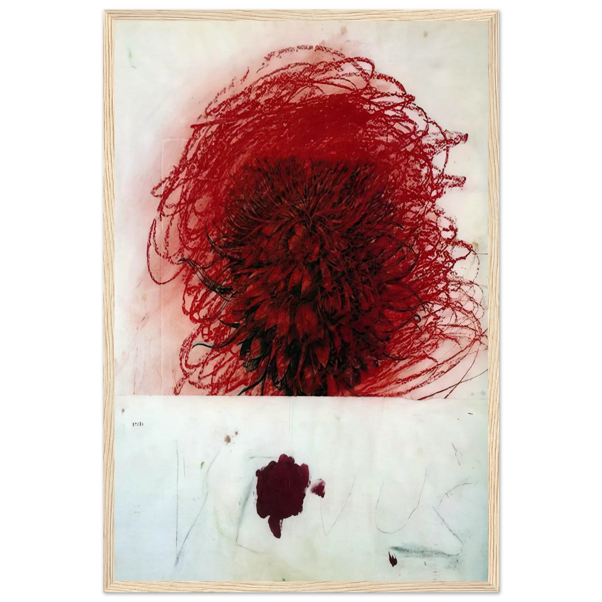 Pan II Framed Poster | Cy Twombly Framed Prints Wall Art | Cy Twombly Store