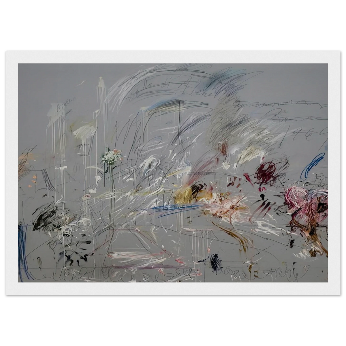 School of Athens Framed Poster | Cy Twombly Framed Prints Wall Art | Cy Twombly Store