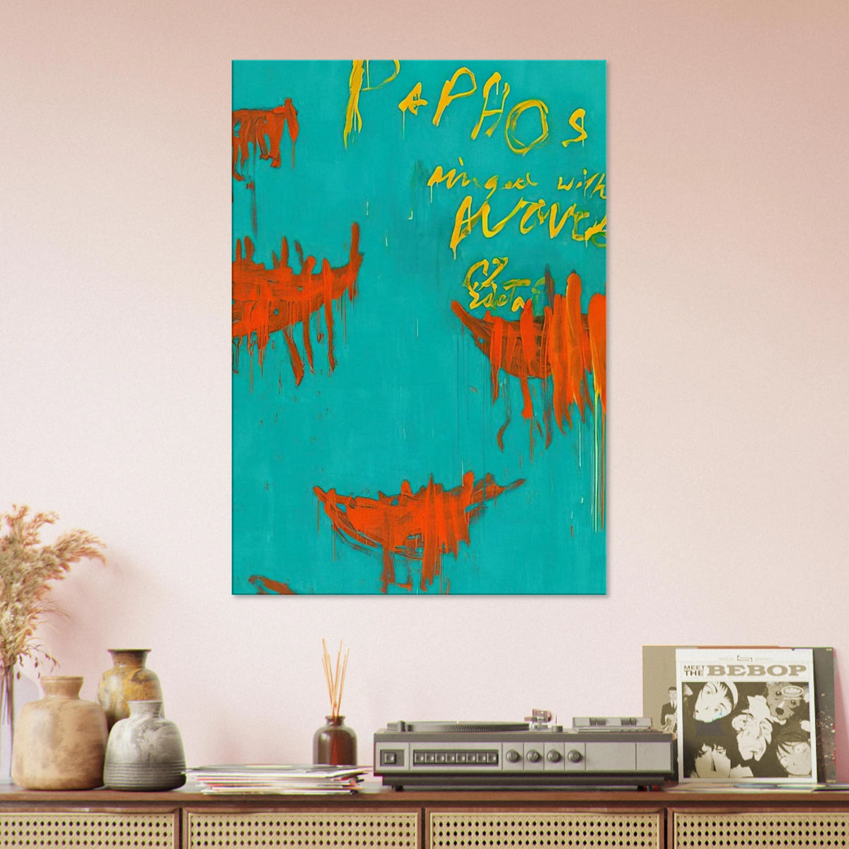 Leaving Paphos Ringed With Waves III Canvas | Cy Twombly Canvas | Cy Twombly Store
