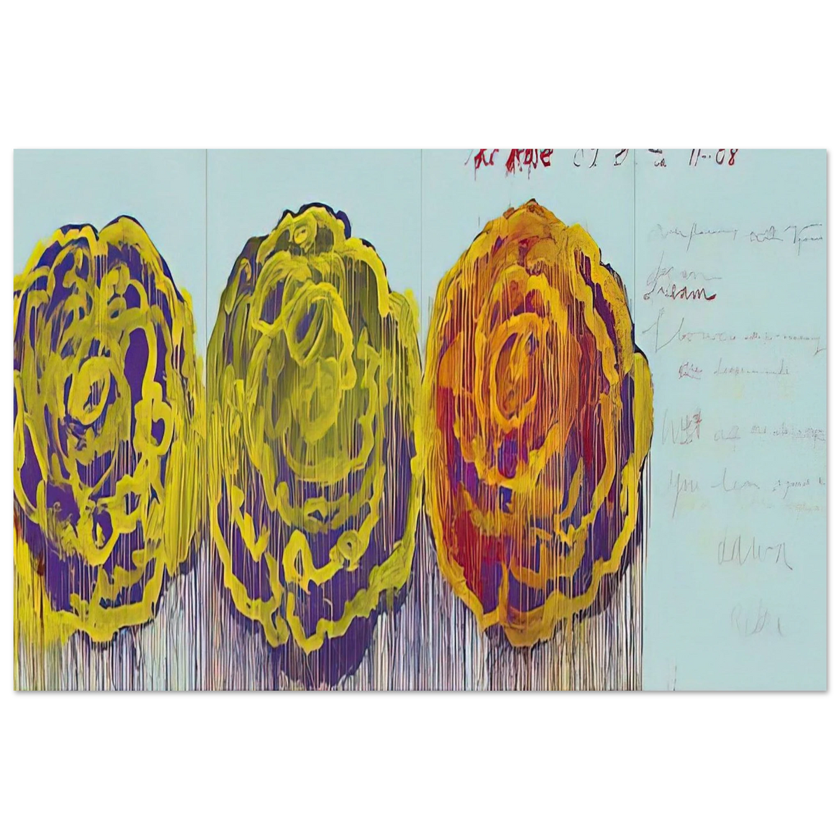 The Rose  III  Poster | Cy Twombly Poster | Cy Twombly Store