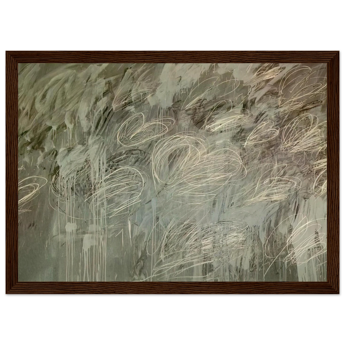 III Notes from Salalah,  Note II  Framed Poster | Cy Twombly Framed Prints Wall Art | Cy Twombly Store