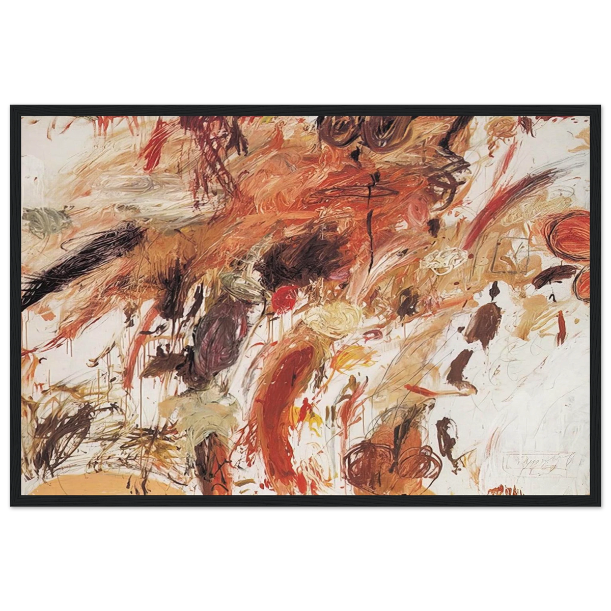 Ferragosto V Framed Poster | Cy Twombly Framed Prints Wall Art | Cy Twombly Store