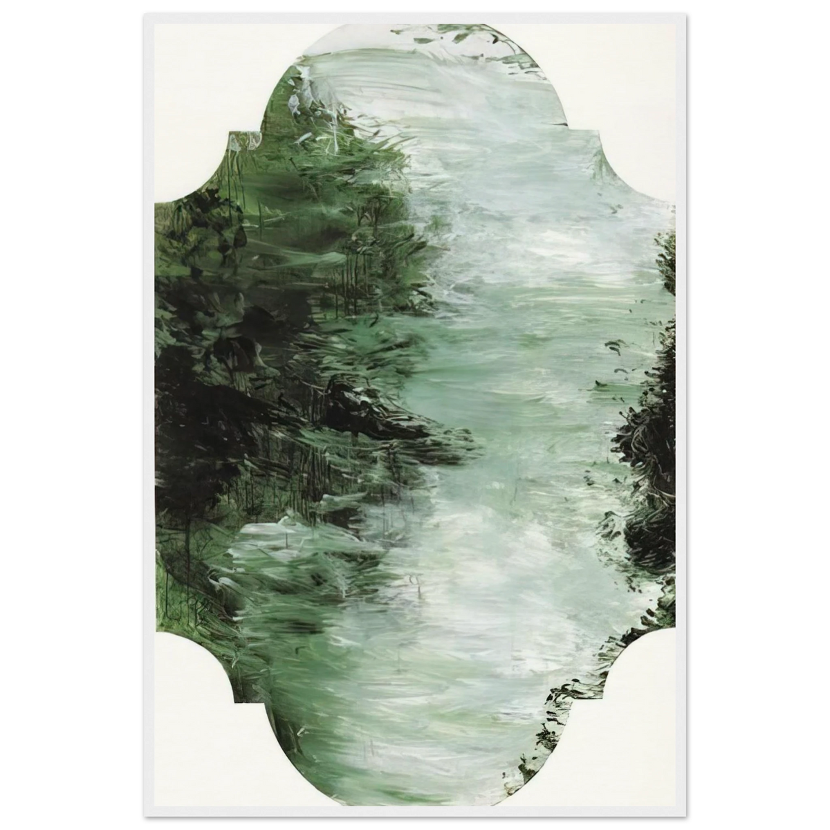 Untitled Part VI Framed Poster | Cy Twombly Framed Prints Wall Art | Cy Twombly Store