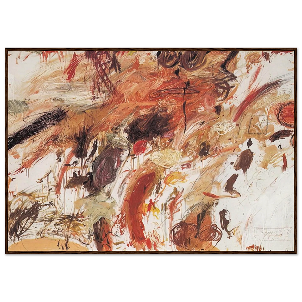 Ferragosto V Framed Poster | Cy Twombly Framed Prints Wall Art | Cy Twombly Store