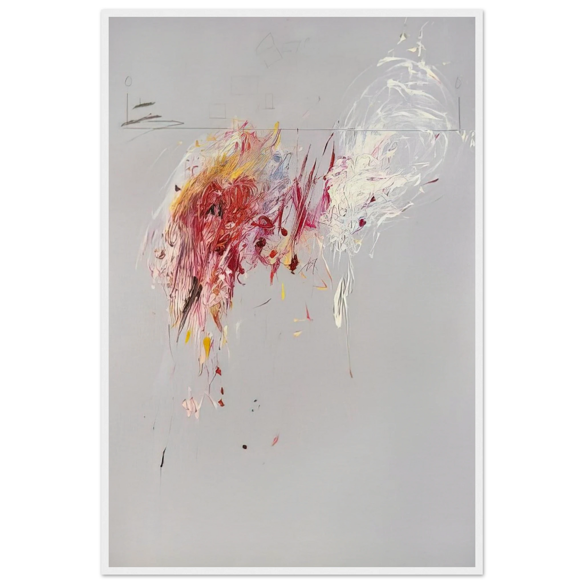 Nine Discourses on Commodus, Part V Framed Poster | Cy Twombly Framed Prints Wall Art | Cy Twombly Store