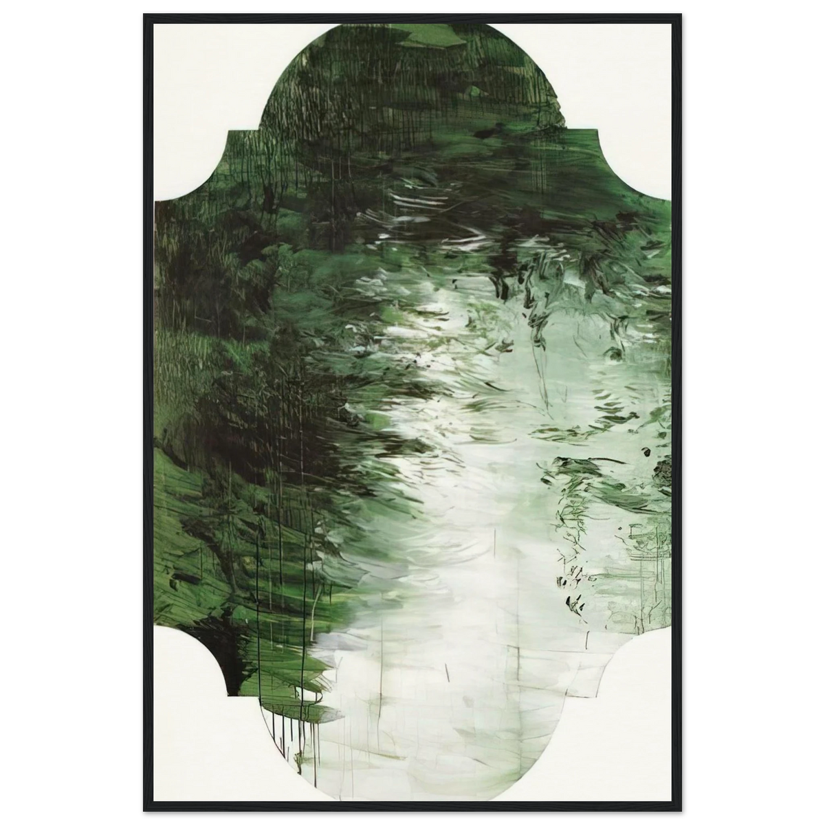 Untitled Part V Framed Poster | Cy Twombly Framed Prints Wall Art | Cy Twombly Store