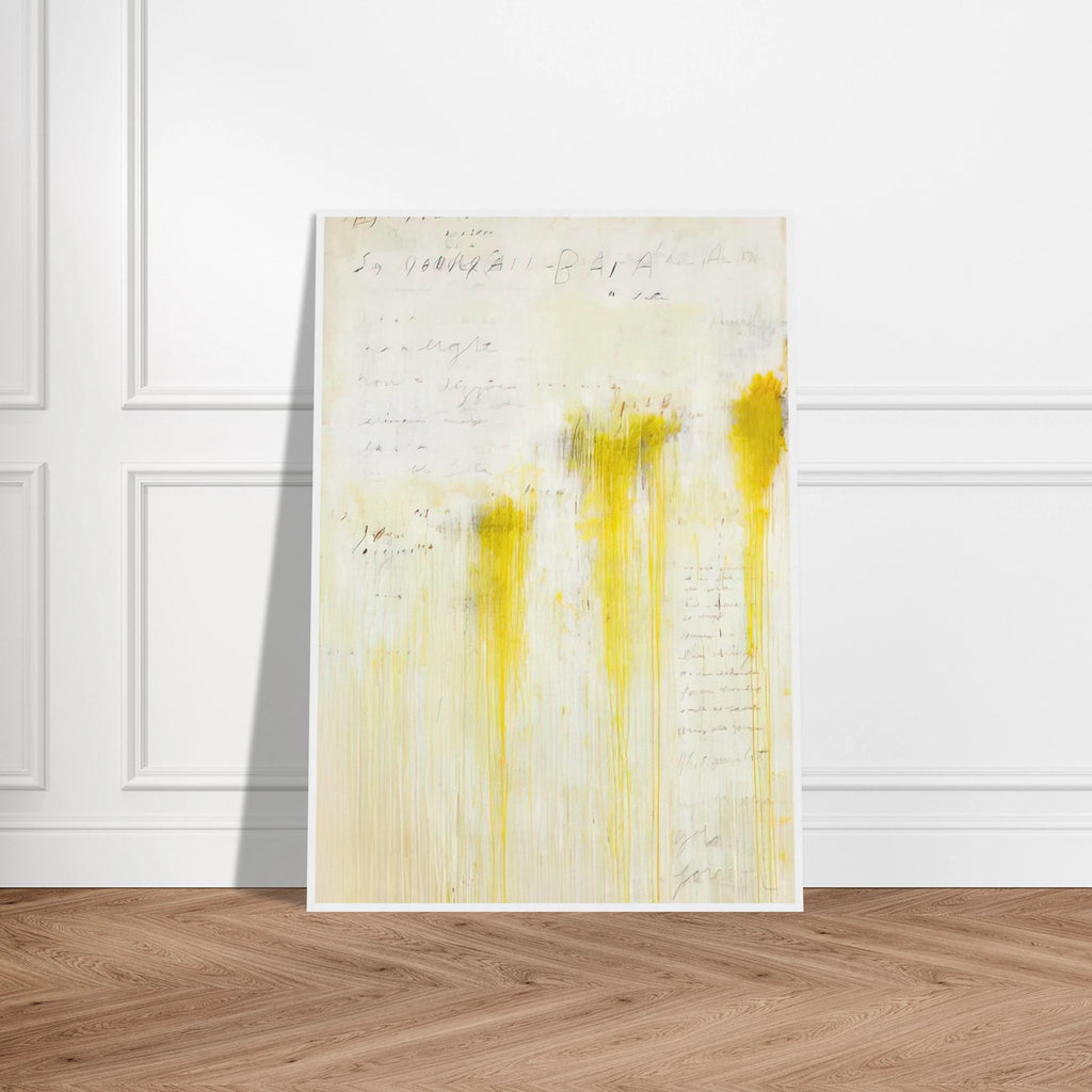 Quattro Stagioni II. Estate Framed Poster | Cy Twombly Framed Prints Wall Art | Cy Twombly Store