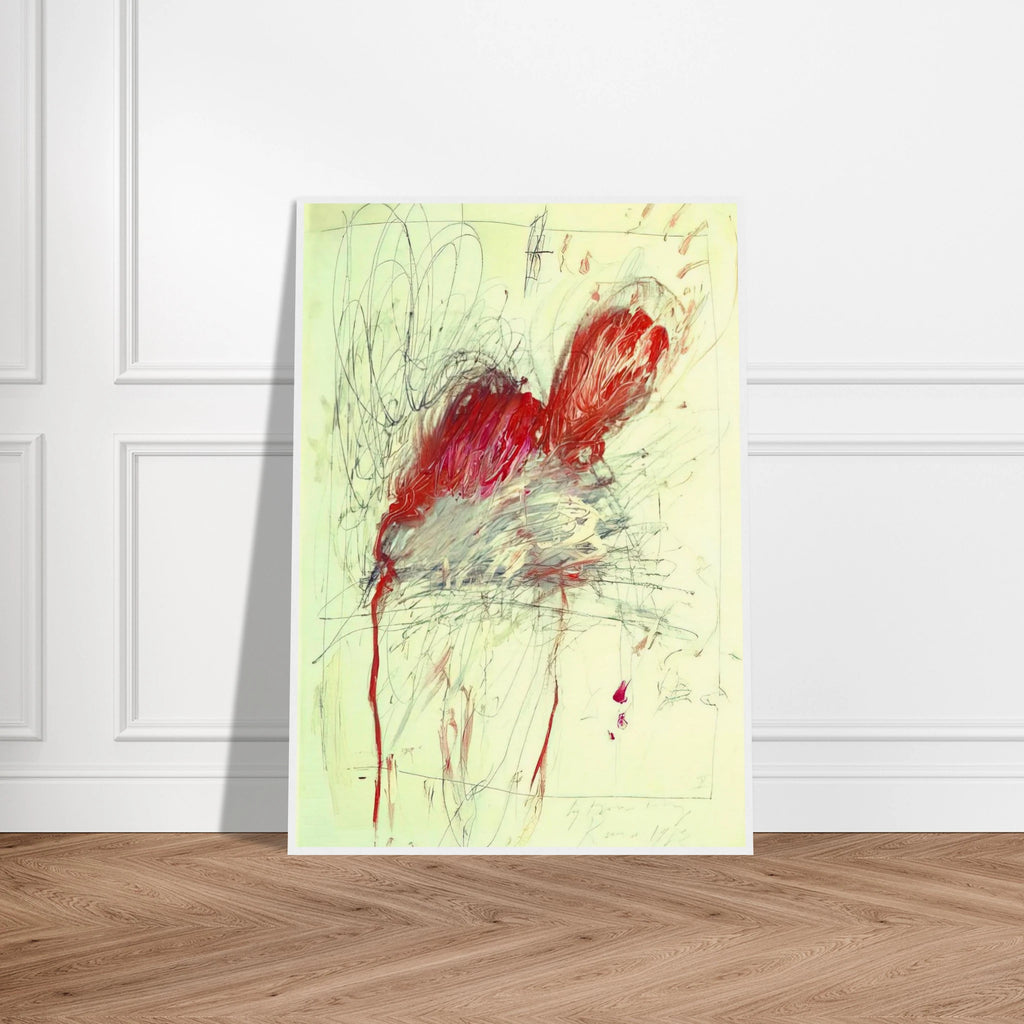 Leda and the Swan Framed Poster | Cy Twombly Framed Prints Wall Art | Cy Twombly Store