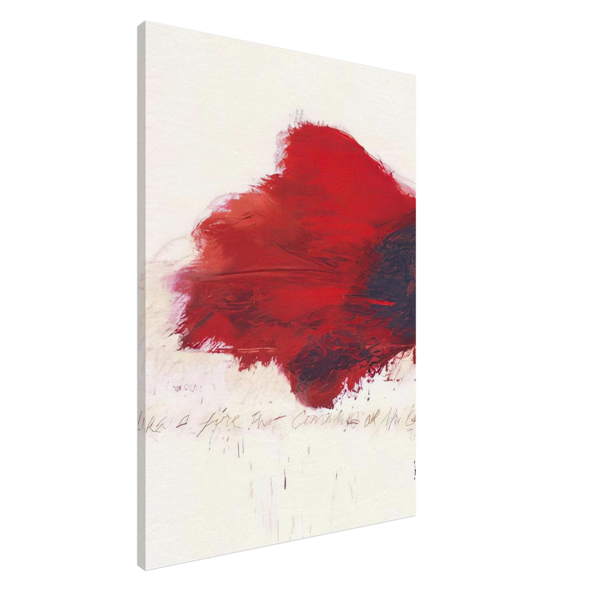 Fifty Days at Iliam. The Fire that Consumes All before It Canvas | Cy Twombly Canvas | Cy Twombly Store