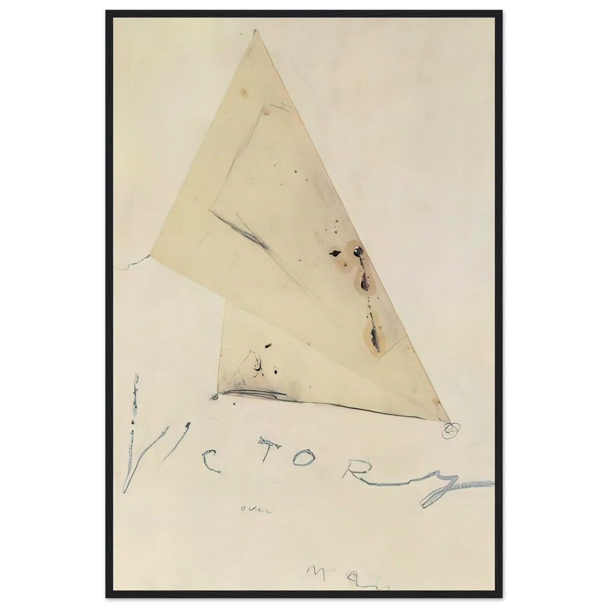 Victory Framed Poster | Cy Twombly Framed Prints Wall Art | Cy Twombly Store