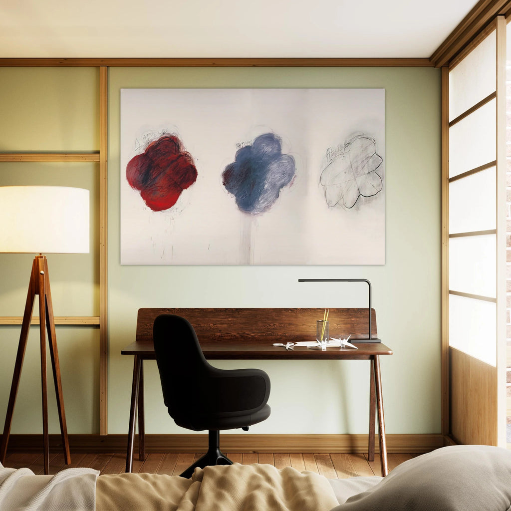 Fifty Days at Iliam. Shades of Achilles, Patroclus, and Hector Poster | Cy Twombly Poster | Cy Twombly Store