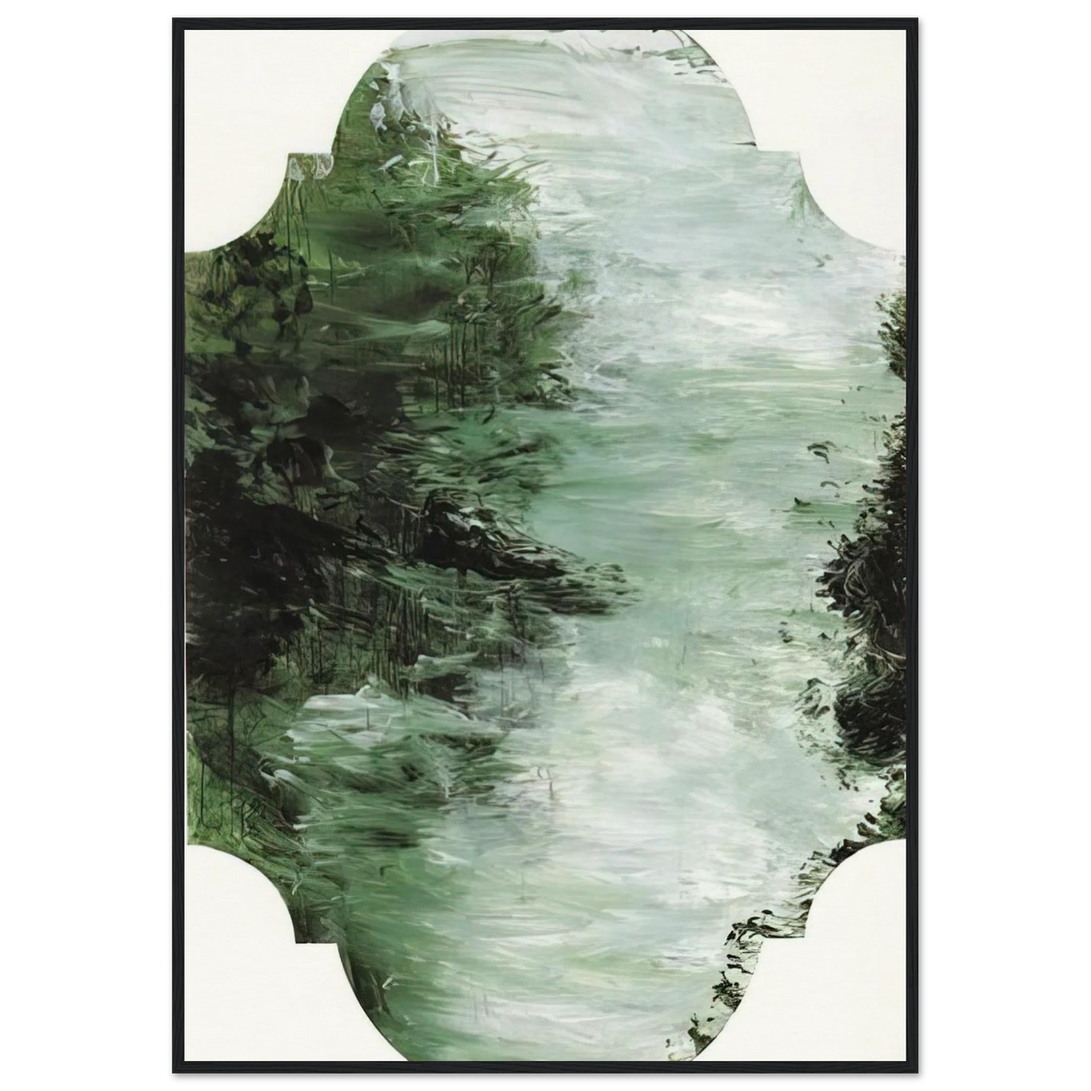 Untitled Part VI Framed Poster | Cy Twombly Framed Prints Wall Art | Cy Twombly Store