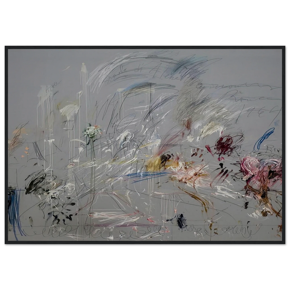 School of Athens Framed Poster | Cy Twombly Framed Prints Wall Art | Cy Twombly Store
